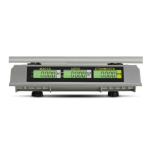 Торговые настольные весы M-ER 326 AC-32.5 «Slim» LCD Белые